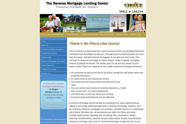 Mortgage theme site design template sample