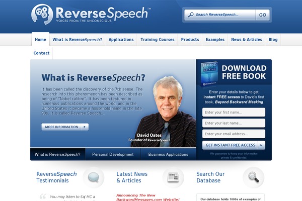 reversespeech.com site used Rspeech