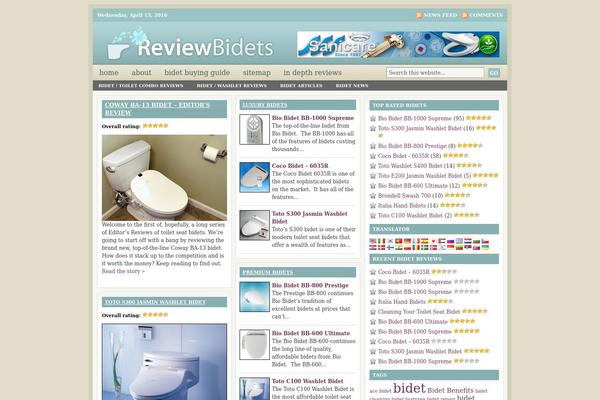 reviewbidets.com site used Frankenstein