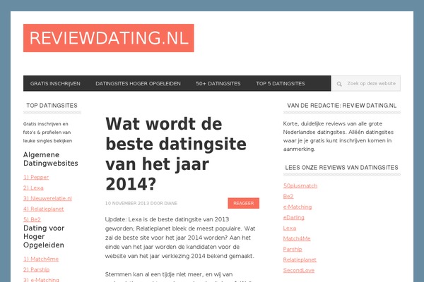 WordPress website example screenshot