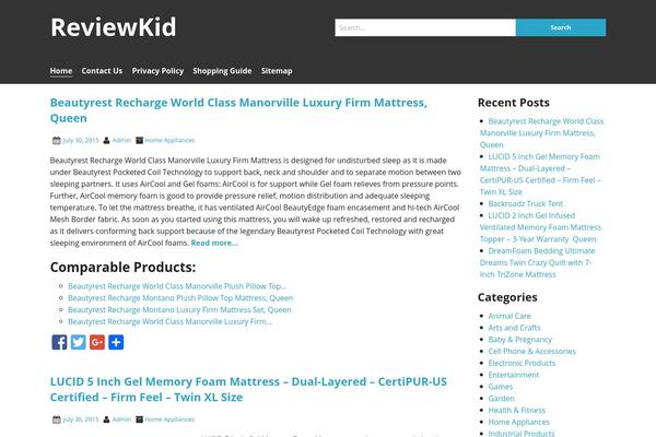 reviewkid.com site used Codon