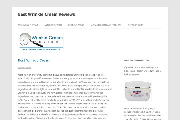 Twenty Twelve theme site design template sample