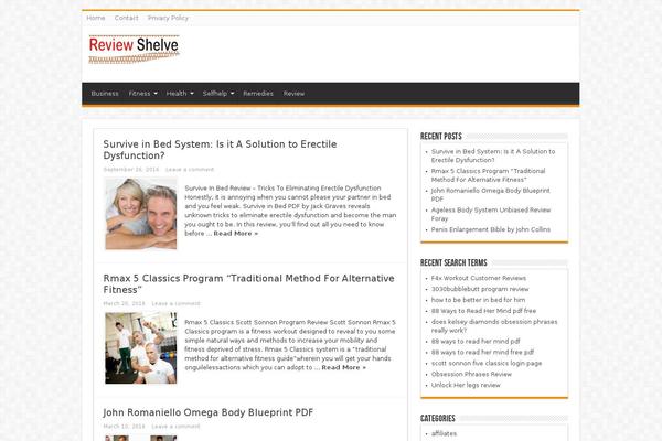 Sahifa theme site design template sample