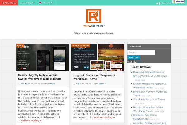 reviewtheme.net site used Review