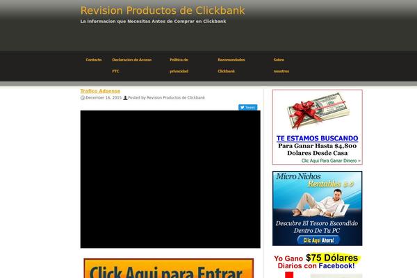 revisionproductosclickbank.com site used Gray and gold