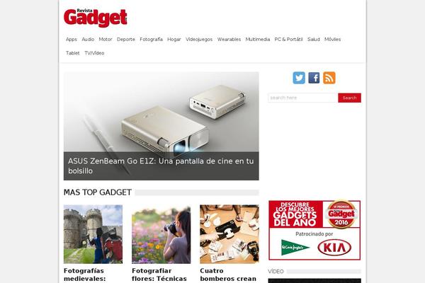 revista-gadget.es site used Gadget-trendyblog-theme