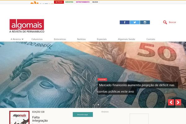 revistaalgomais.com.br site used Algomais2015