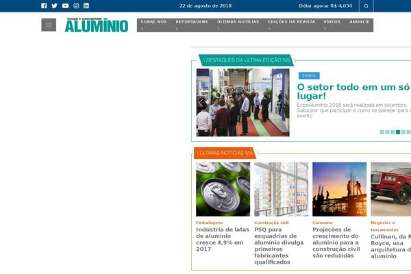 revistaaluminio.com.br site used Revistaaluminio