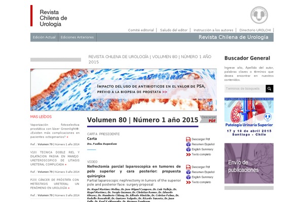 revistachilenadeurologia.cl site used Urolchi