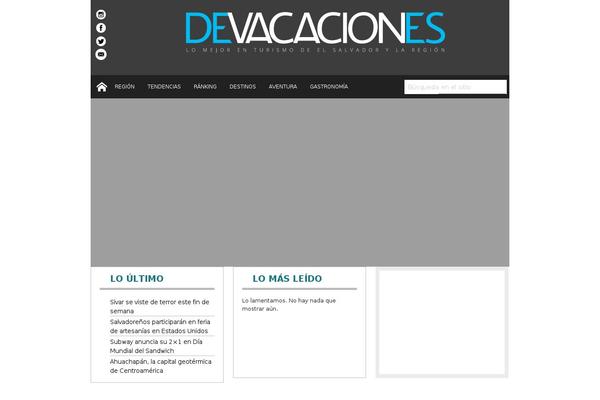 revistadevacaciones.com site used Devacaciones_theme
