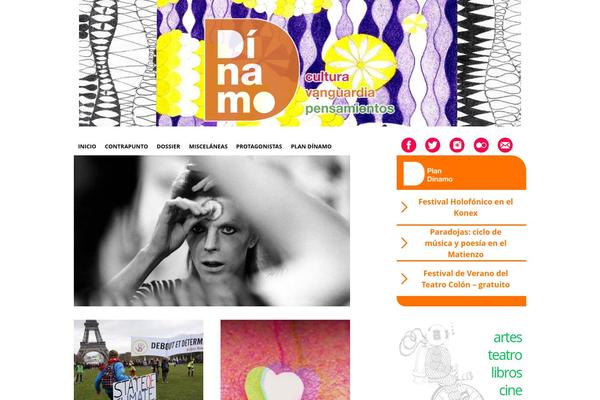 Dinamo theme site design template sample