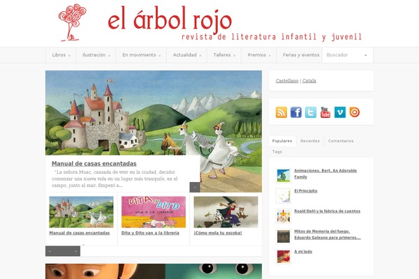 revistaelarbolrojo.net site used Shoutbox