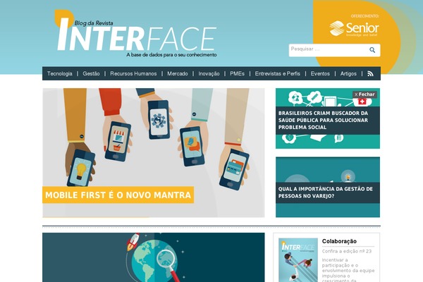 revistainterface.com.br site used Blog-interface