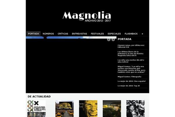 revistamagnolia.es site used Magazinum