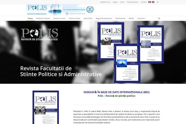 revistapolis.ro site used Polis-child
