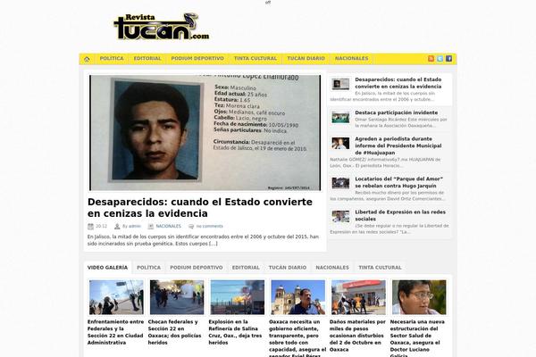 revistatucan.com site used Manifesto
