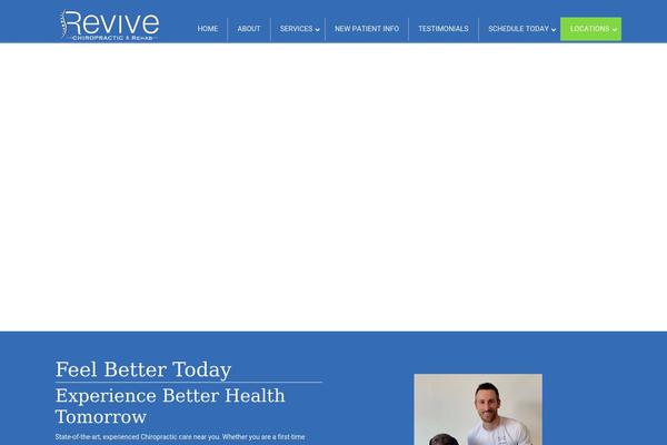 revive-chiro.com site used U-design-revive