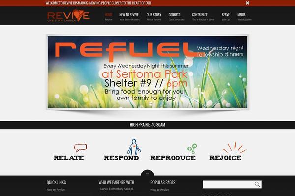 Radial theme site design template sample