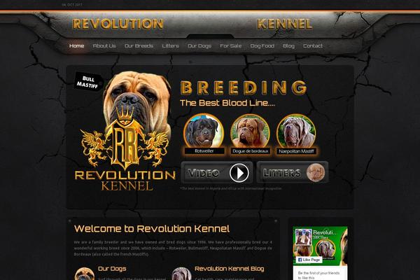 revolution-kennel.com site used Catalyst