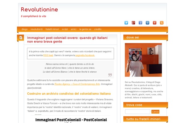revolutionine.com site used Typology