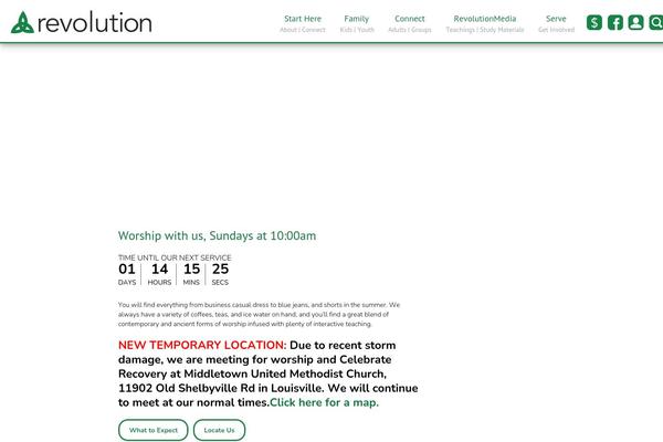 revolutionky.org site used Revolutionchurch