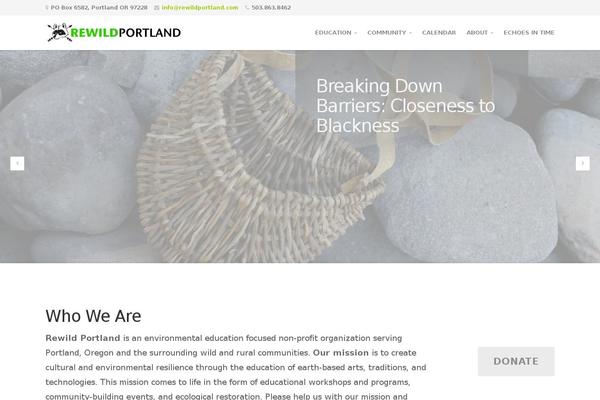 Organic-nonprofit theme site design template sample