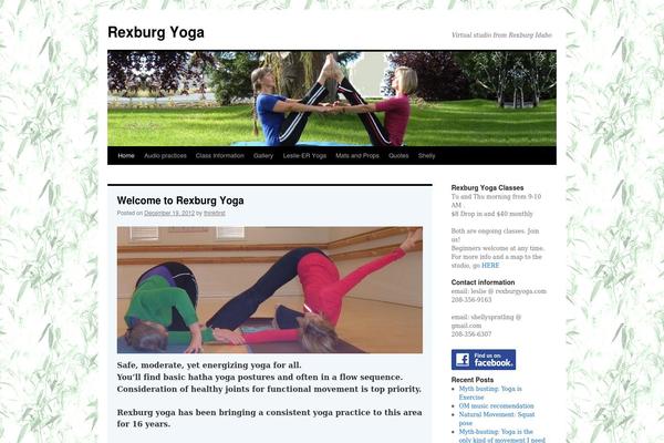 Twenty Ten theme site design template sample