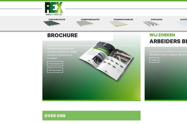 Rex theme site design template sample