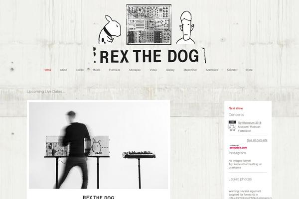 rexthedog.net site used Rexthedog