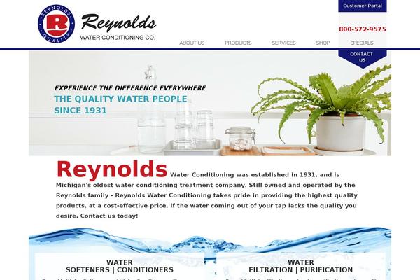 reynoldswater.com site used Reynoldstheme