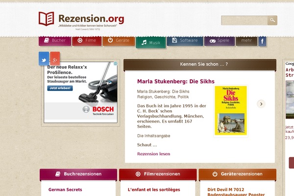 rezension.org site used Rezensionen14