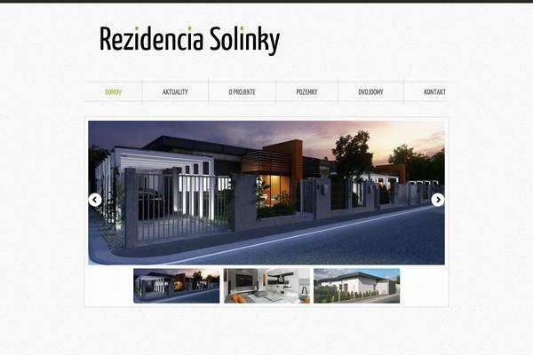rezidenciasolinky.sk site used Theme1670