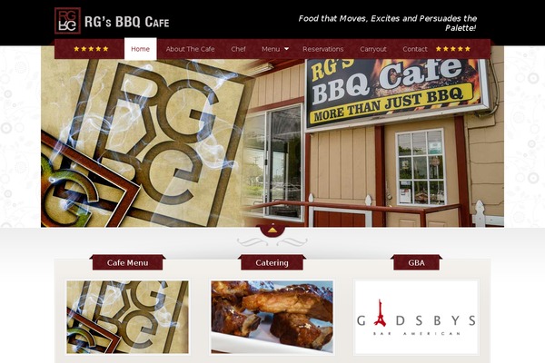 The Restaurant theme site design template sample