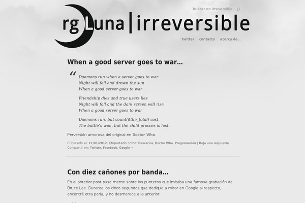 rgluna.com site used Irreversor