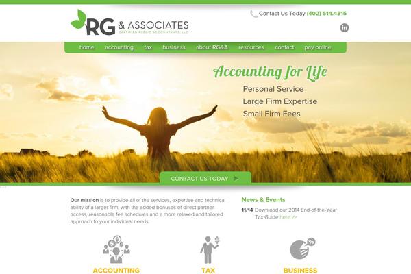 Rg theme site design template sample