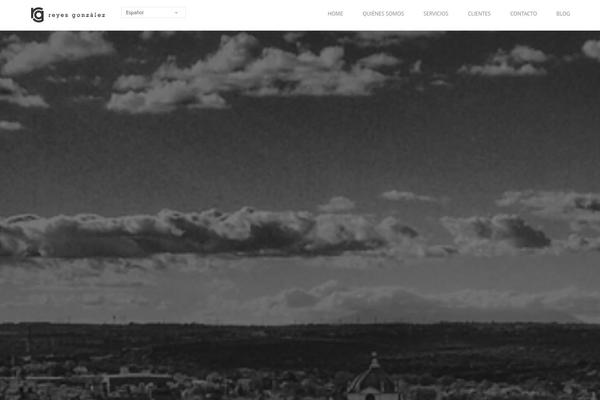 Visia theme site design template sample