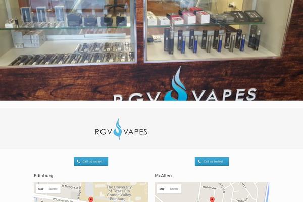 Vantage theme site design template sample