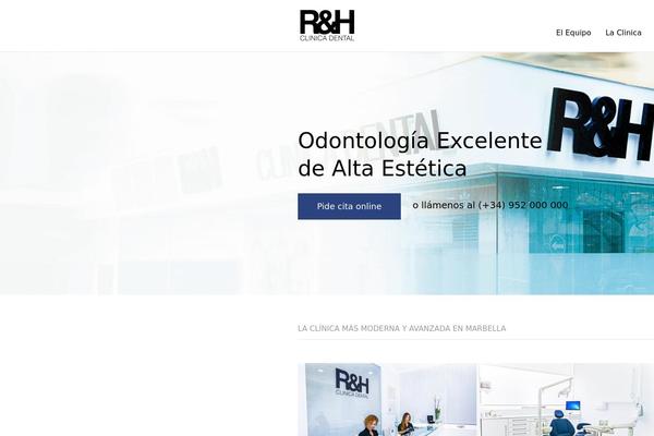 WordPress website example screenshot