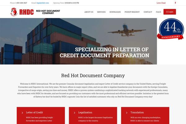 rhdc.com site used Expeditor