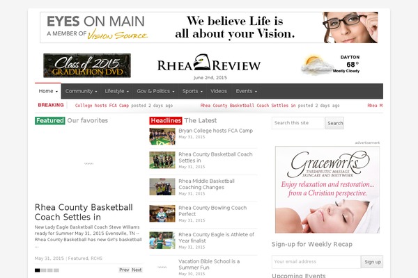 WordPress website example screenshot