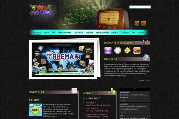 rhemaradio.com site used Wp_rhema