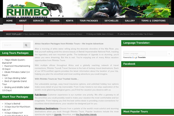 rhimbo-tours.com site used Rhimbo