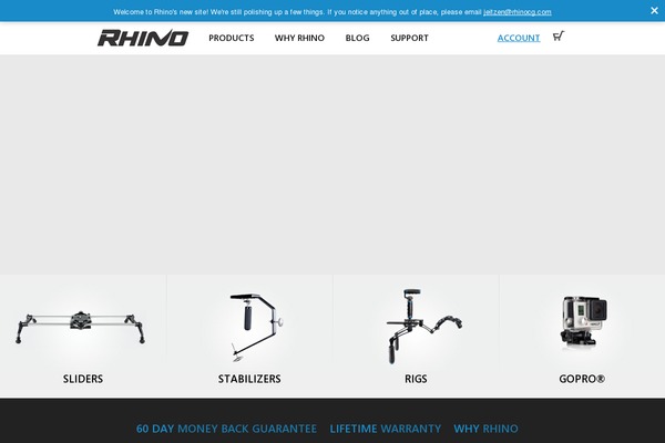 Rhino website example screenshot
