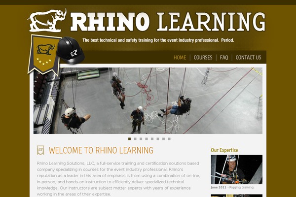 rhinolearning.com site used Rhinolearning