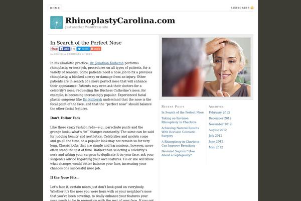 Thesis 1.8 theme site design template sample
