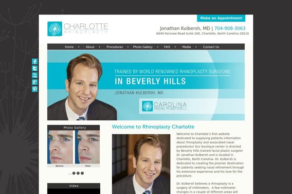 rhinoplastycharlotte.com site used Rhinoplastycharlotte