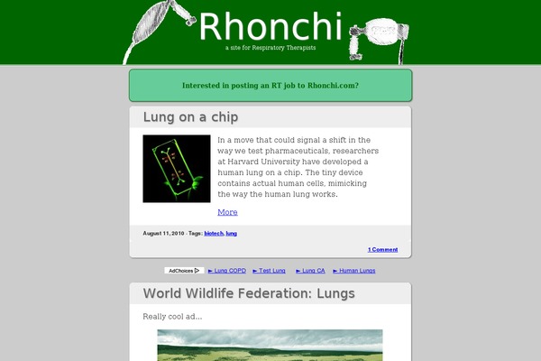 rhonchi.com site used Rhonchi-buddypress
