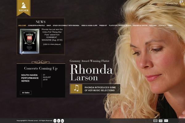 rhondalarson.com site used Rhonda