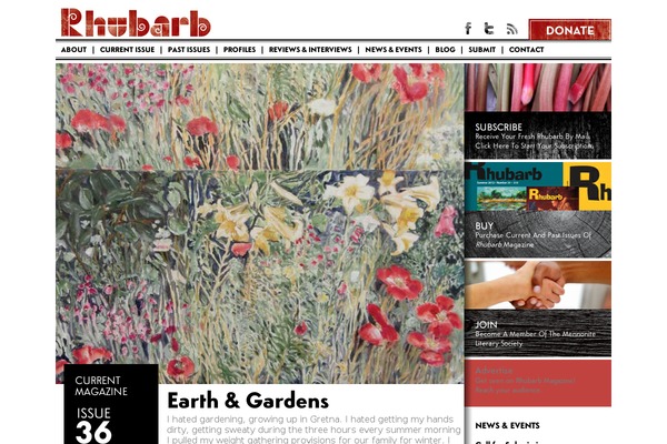 rhubarbmag.com site used Relish_theme