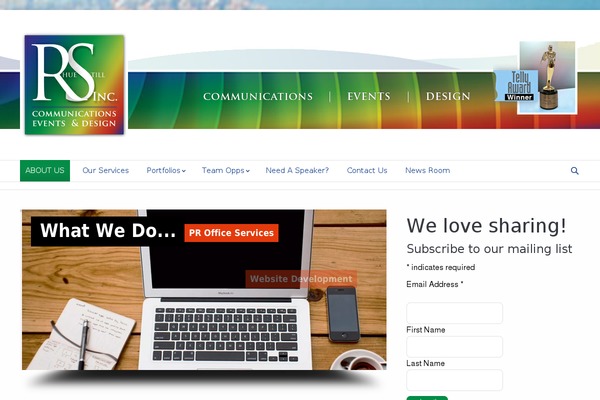 The7 theme site design template sample